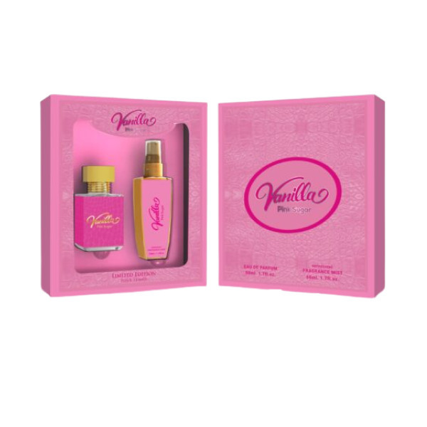 Set cadou femei, Vanilla Pink Sugar Apa de parfum 50ml+Spray corp 50ml