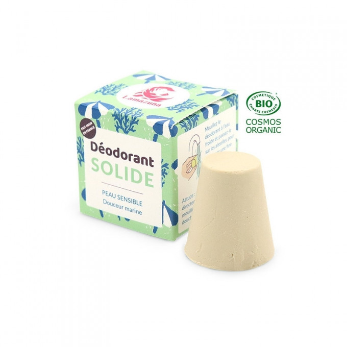 Deodorant solid MARIN pt piele sensibila - zero waste - Lamazuna 30gr