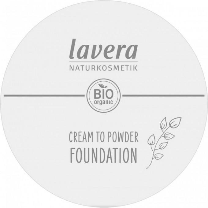 Fond de ten compact Cream to Powder, Tanned 02 - LAVERA
