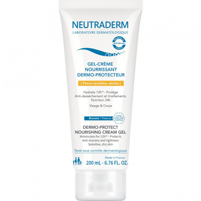 Neutraderm Gel-Crema nutritiv dermo-protector 200ml