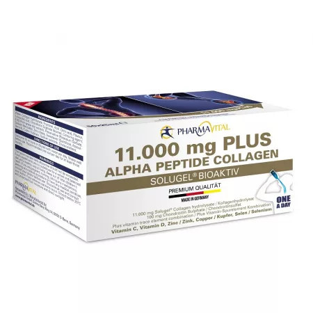 Alpha Peptide Collagen Plus, 11000 mg, PharmaVital GmbH, 50 fiole x 25 ml