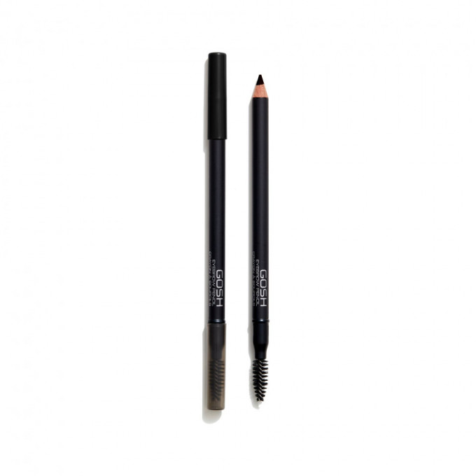 Creion sprâncene, Eye Brow Pencil 2 Soft Black, Gosh, 1.2g