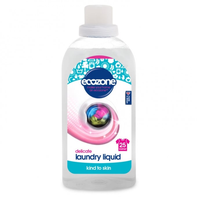 Detergent fara miros, pt. hainele bebelusilor si rufe delicate, Ecozone, 25 spalari, 750 ml