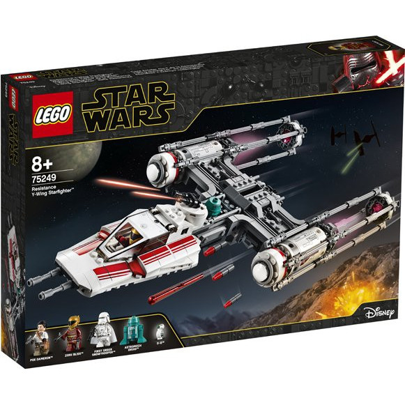LEGO STAR WARS RESISTANCE Y-WING STARFIGHTER 8+