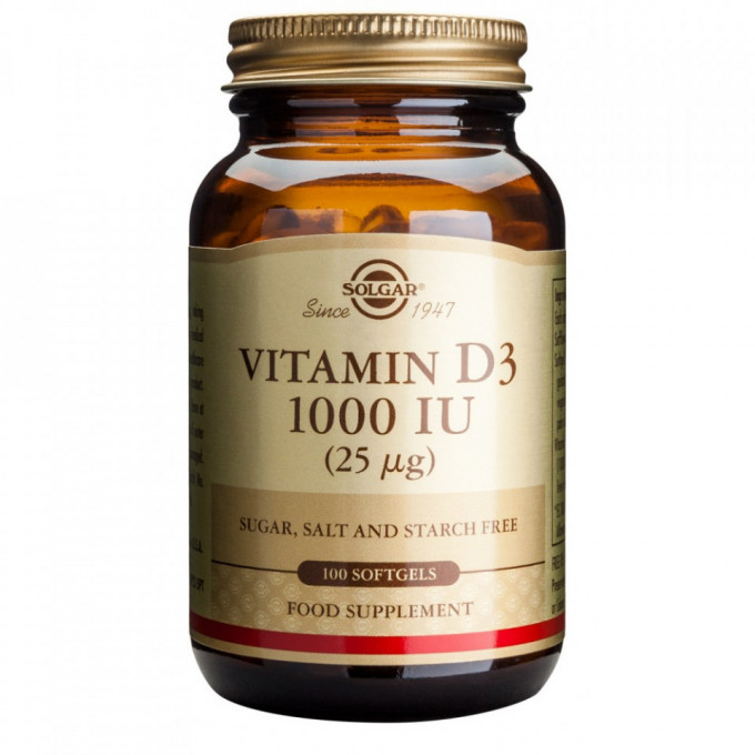 Vitamin D3 1000ui Solgar 100cps