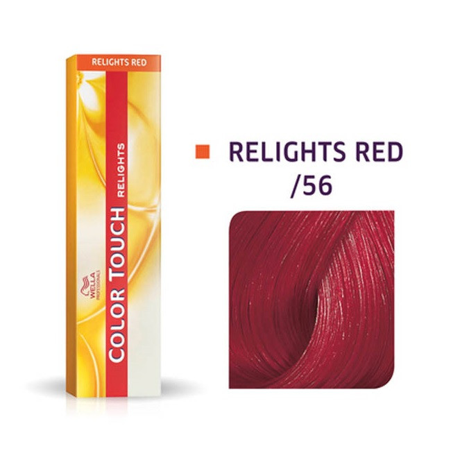 Vopsea semipermanenta Wella Professionals Color Touch Relights /56, Rosu Violet, 60ml