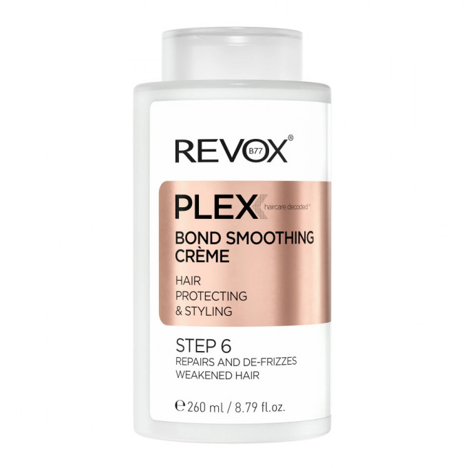 Cremă reparatoare pentru păr, Plex Bond Care Smoothing Creme Step 6, Revox, 260ml