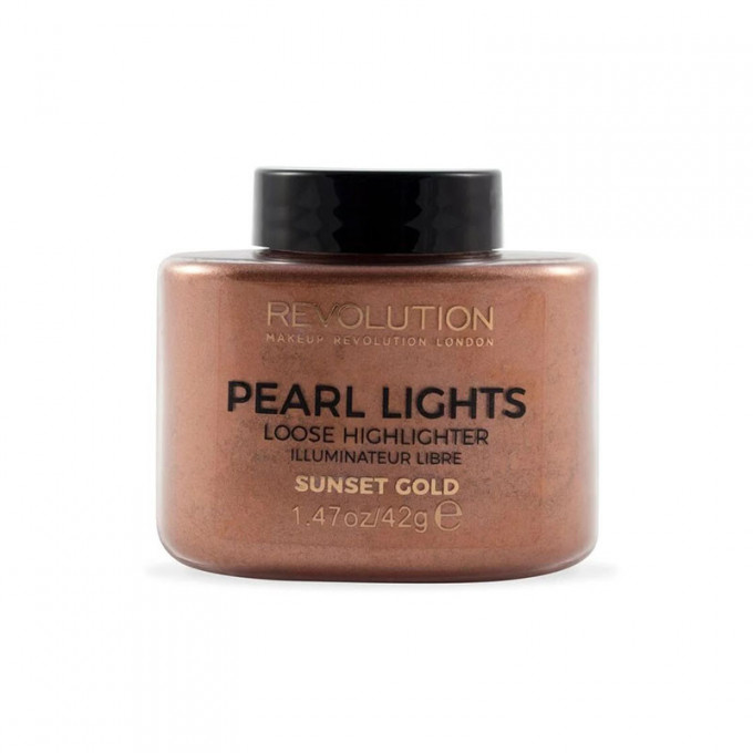Iluminator Pearl Lights, Sunset Gold, 25 g, Makeup Revolution