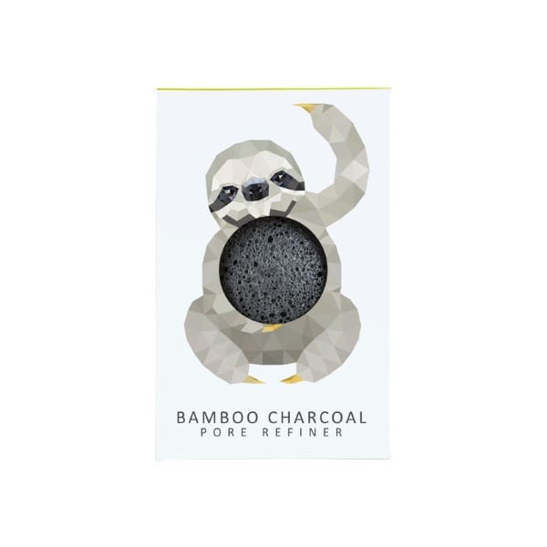 Konjac Rainforest Bamboo Charcoal Sloth Mini Sponge