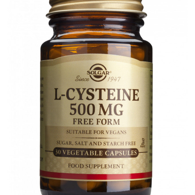 L-Cysteine 500mg 30 veg caps, Solgar