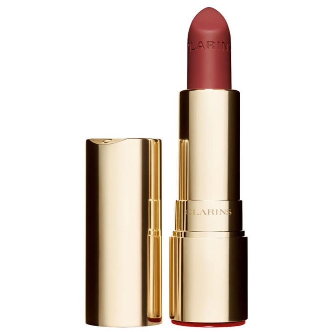 Ruj 753V Pink Ginger, Joli Rouge Velvet Matte & Moisturizing Long Wearing Lipstick, Clarins, 3.5g
