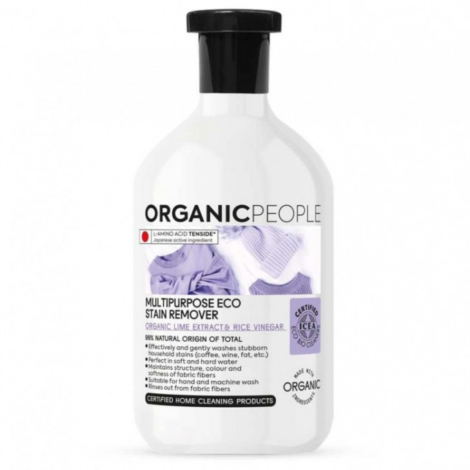 Solutie pete ecologica Organic Lime & Rice Vinegar, Organic People, 500ml