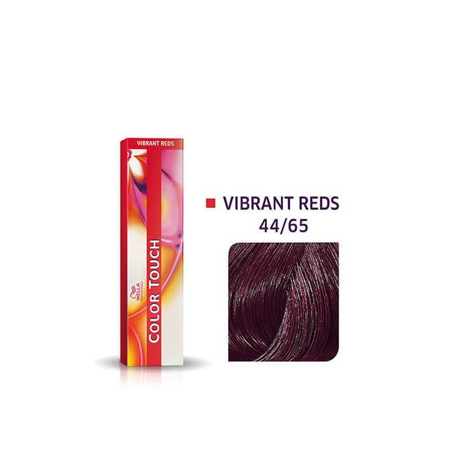 Vopsea semipermanenta Wella Professionals Color Touch 44/65, Castaniu Mediu Intens Violet Mahon, 60ml