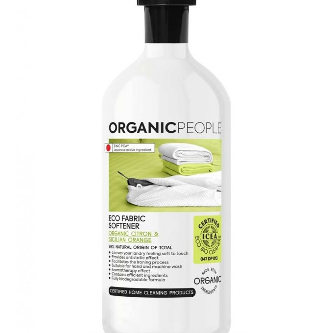 Balsam rufe ecologic Organic Citron & Sicilian Orange, Organic People, 1000ml