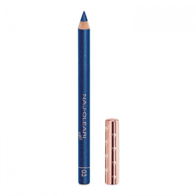 Creion de ochi 03 Blue Hortesia Shimmer, Deep Eye Kajal Pencil Eyes, Naj Oleari, 1.1g
