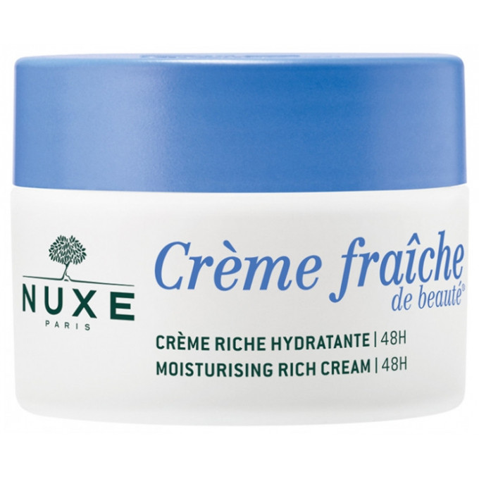 Crema hidratanta Crème Fraiche Moisturising Rich Cream 48H, Nuxe, 50ml