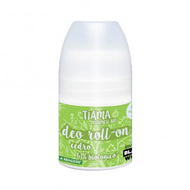 Deodorant bio roll-on cedru, 50ml - Tiama