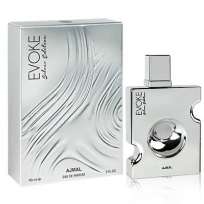 Evoke Silver, Barbati, Apă de parfum, 90 ml, AJMAL