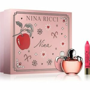 Les Belles De Nina, Femei, Set: Nina, Eau de toilette, 80 ml + Jumbo Lipstick Matte, Ruj, Fancy Pink, 2.5 g