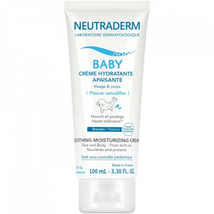 Neutraderm BABY Cremă hidratantă calmantă față și corp 100ml