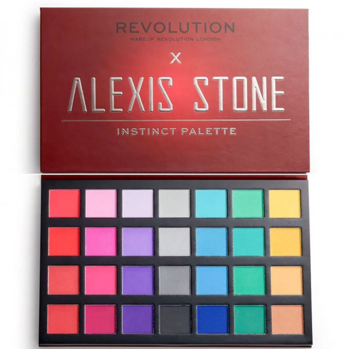 Paletă machiaj Eye X Alexis Stone The Instinct Palette 2.8 X 1.2 Gr, Makeup Revolution