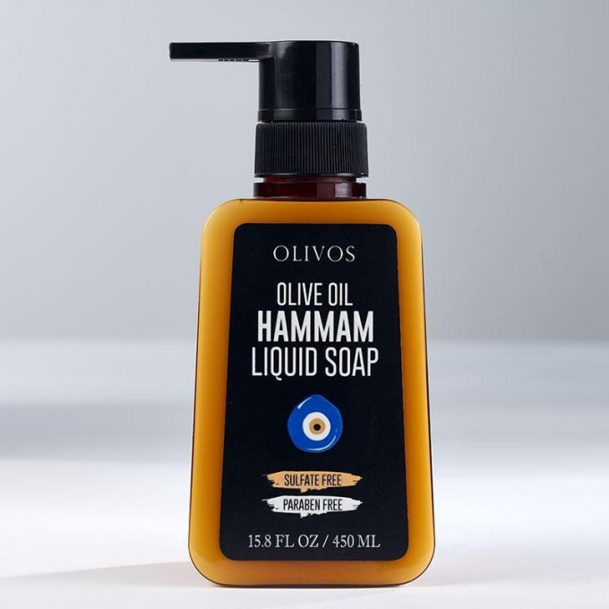 Sapun lichid cu ulei de masline, Hammam - reteta originala Olivos, 450 ml