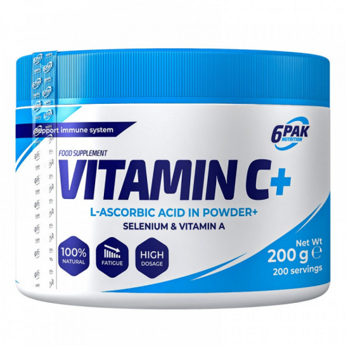 Vitamina C Plus pudra, 6Pak Nutrition, 200g