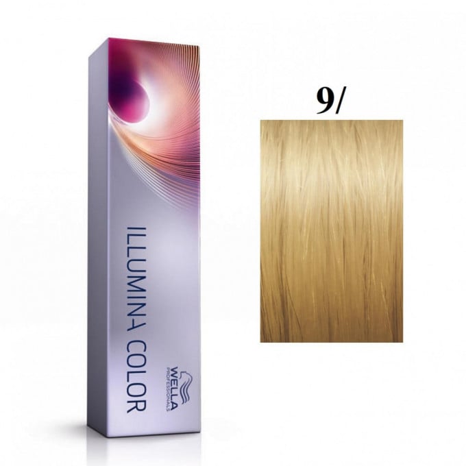 Vopsea permanenta Wella Professionals Illumina Color 9/, Blond Luminos, 60ml