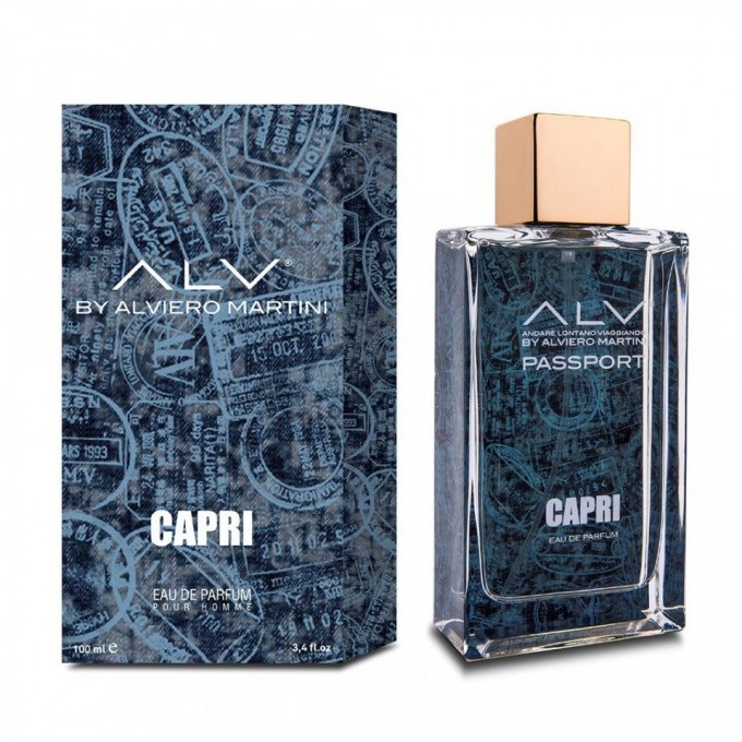 Apa de parfum Capri Alviero Martini, Barbati, 100 ml