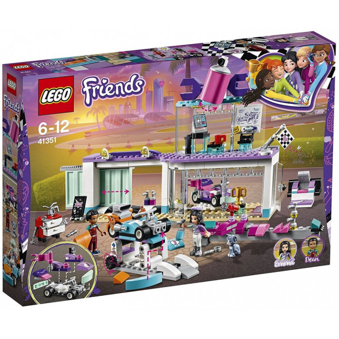 LEGO® Friends Atelier creativ de tuning 41351