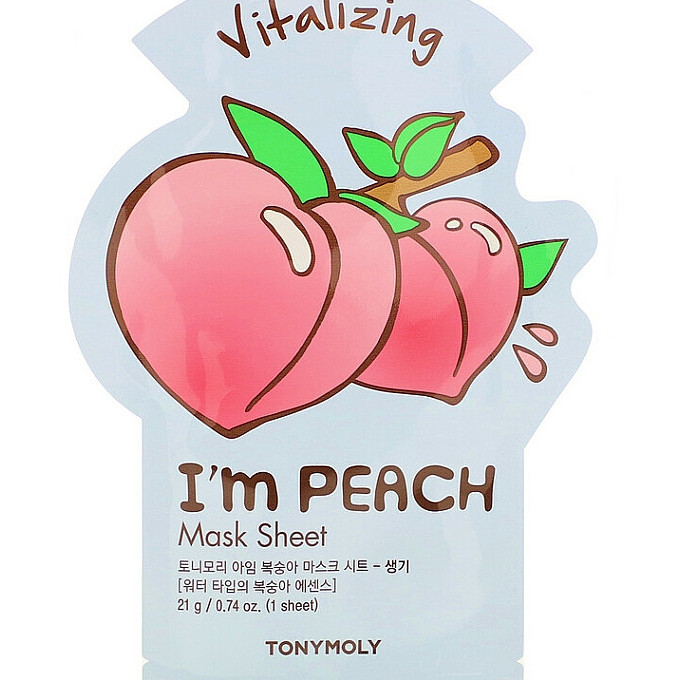 Masca pentru revitalizare, I`m Peach, Tony Moly, 21 g