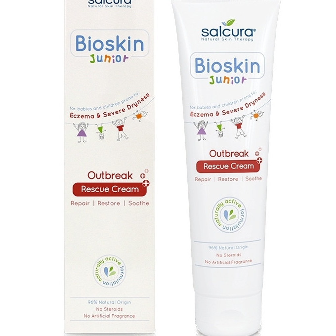 Crema Bioskin Junior reparatoare si calmanta pt bebelusi si copii, piele uscata cu eczeme, Salcura 150 ml