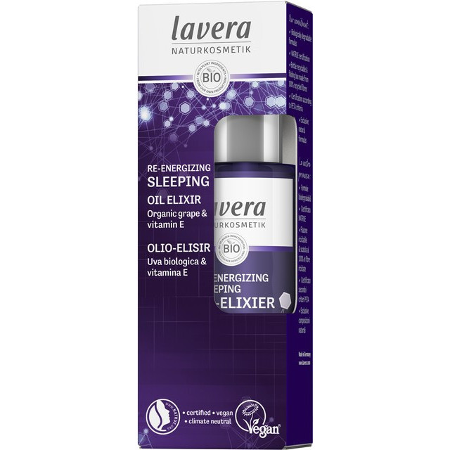 Elixir de noapte cu antioxidanti Re-Energizing Sleeping Oil, 30ml - LAVERA