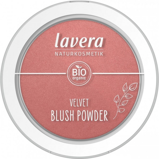 Fard de obraz bio Velvet Blush Powder, Pink Orchid 02, 5g - LAVERA