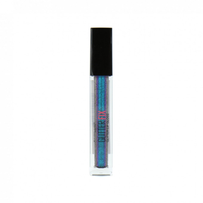 Gloss de buze 75 Steamy Nights, Glitter Fix Lip Gloss, Maybelline, 5ml