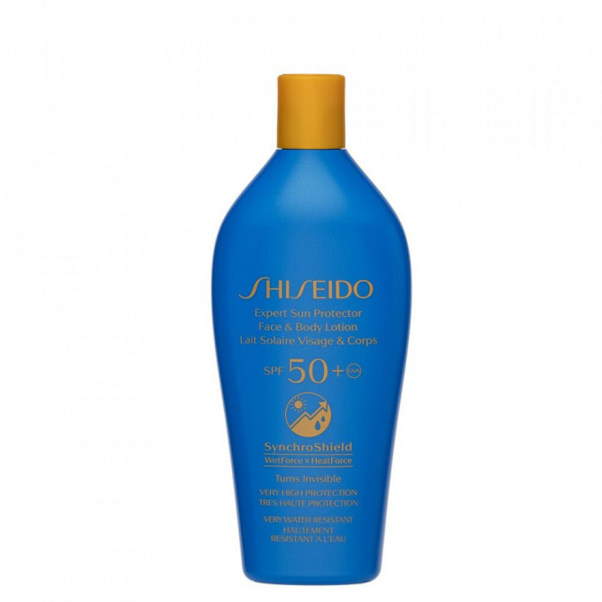 Lotiune cu protectie solara pentru fata si corp, SPF50, Expert Sun Protector, Shiseido, 300 ml