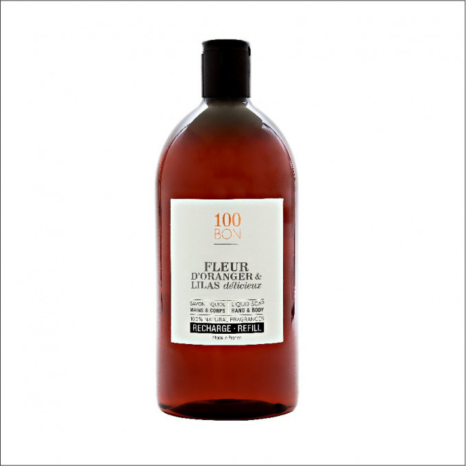 Săpun lichid Fleur D`Oranger Et Lilas Delicieux 1000Ml,100 BON
