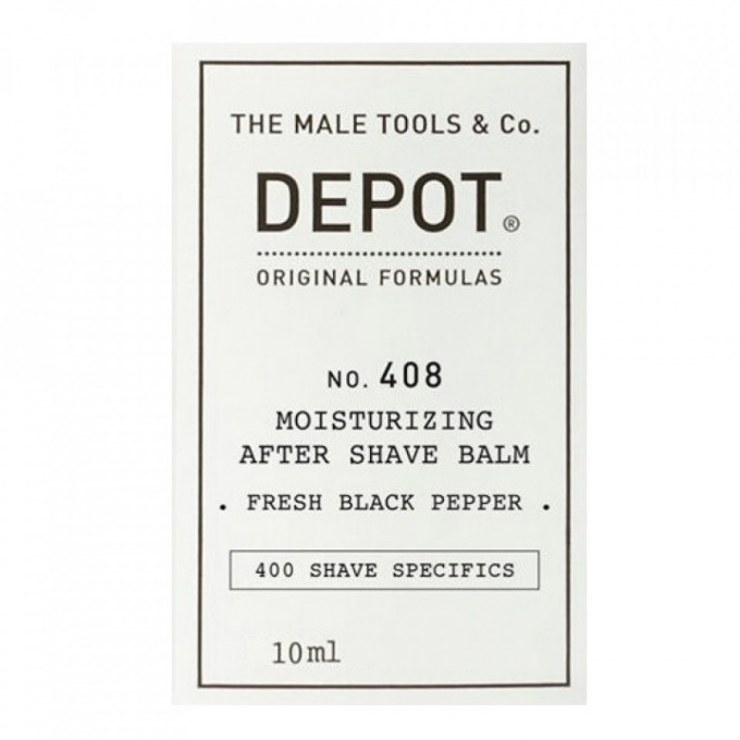 Balsam after shave Depot 400 Shave Specifics No.408 Moisturizing Fresh Black Pepper, 10ml