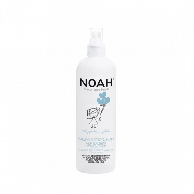 Balsam spray pentru descurcarea parului cu lapte si zahar pentru copii, Noah, 250 ml