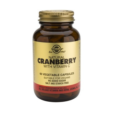 Extract de merișoare, Cranberry Extract with Vit. C 60cps, Solgar