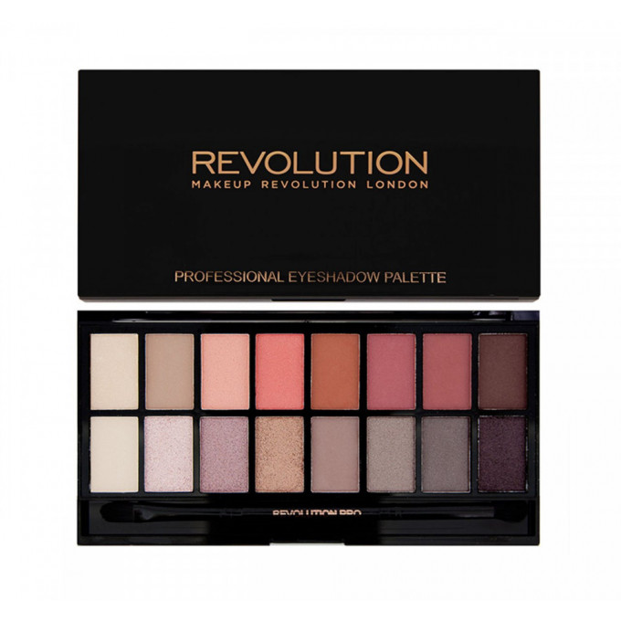 Paleta de farduri Makeup Revolution Salvation New-Trals vs Neutrals, 16 g