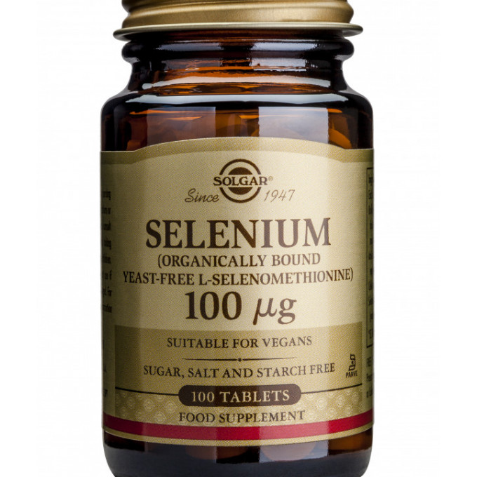 Selenium 100ug 100 tablete, Solgar