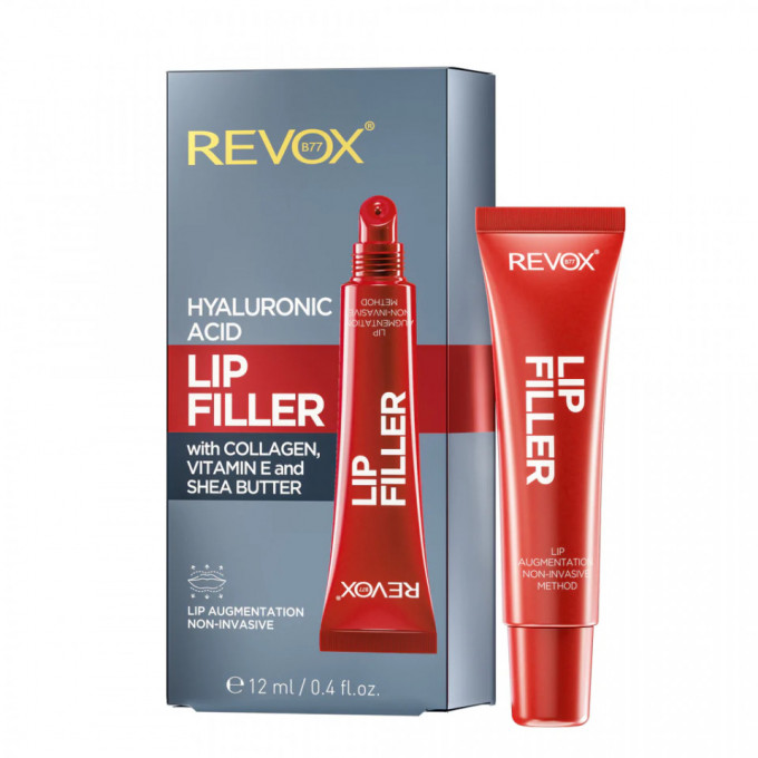 Ser umplere pentru buze, Just hyaluronic acid lip filler, Revox, 12ml