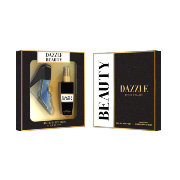 Set parfum dama Dazzle Beauty Apa de parfum 50ml + Spray corp 50ml