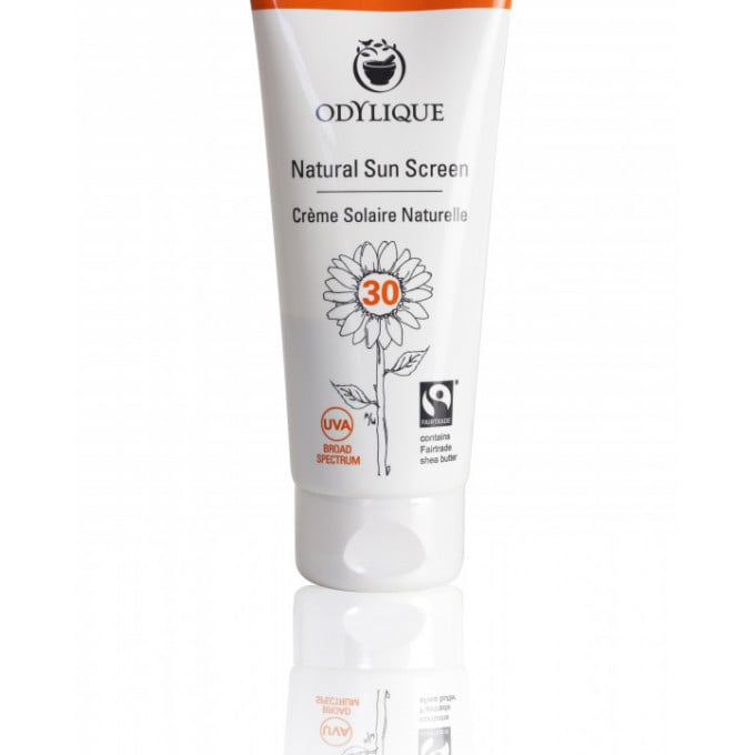 Crema bio protectie solara SPF 30 cu musetel, zinc si unt de shea pt piele sensibila, Odylique, 50ml