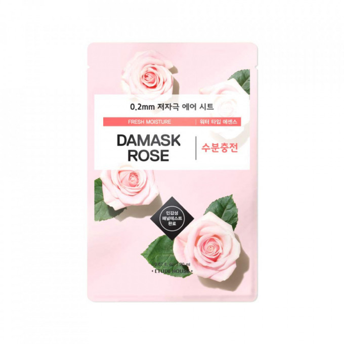 Etude House Therapy Air Mask Mască Șervețel cu Trandafir de Damask 20ml
