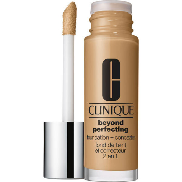 Fond de ten si corector 16 Toasted Wheat, Beyond Perfecting Foundation + Concealer, Clinique, 30ml