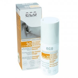 Gel facial transparent cu protectie solara inalta SPF 30, Eco Cosmetics, 30 ml