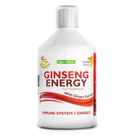 Ginseng Energy 2000Mg Lichid, Swedish Nutra, 500ml