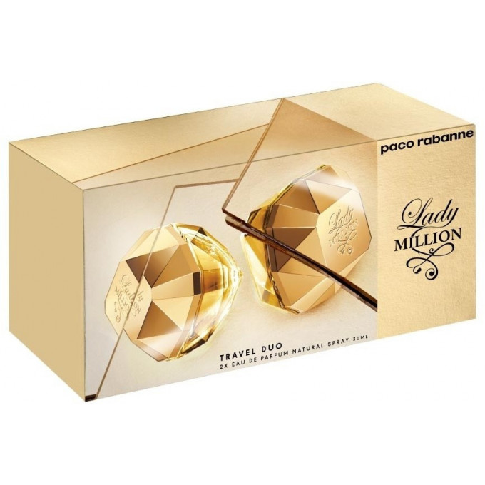 Lady Million, Femei, Set: Eau de parfum, 2 x 30 ml